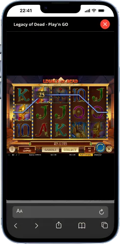Legacy of Dead Slot play
